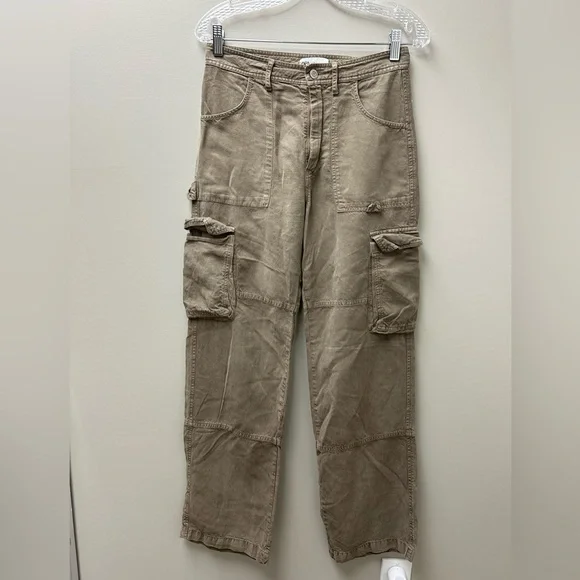 Zara Low Rise Cargo Pants - Picture 1 of 4